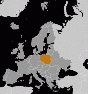 Lengyelország elhelyezkedése